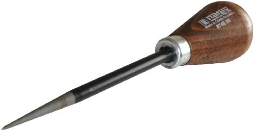 Konisk syl med træhåndtag 6 × 164 mm