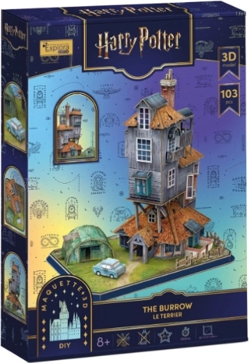 Cubic Fun 3D-puslespil Harry Potter Nora – Weasley-familiens hus