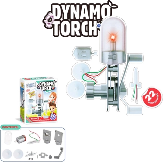uddannelsessæt dynamo med LED-lys