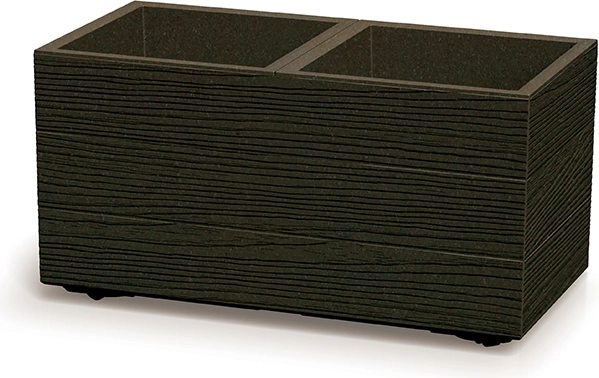Urtepotte Madera Case Eco Wood 57,7 cm – kaffebrun