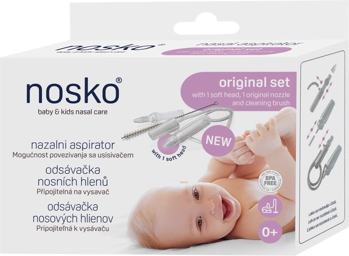 Nosko næsesuger til næseslim – originalt sæt