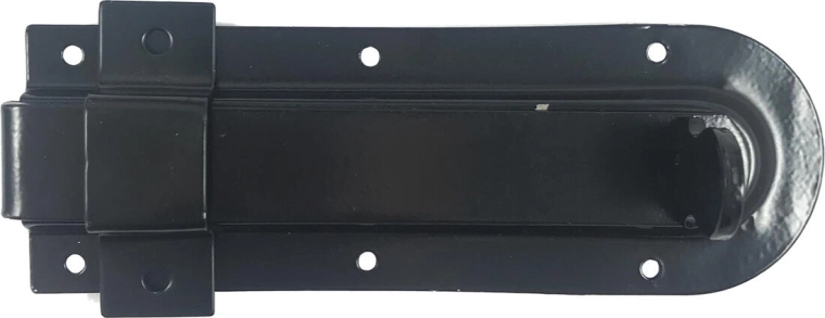 Skudrigle 140 mm sort – universel til havelåger og døre