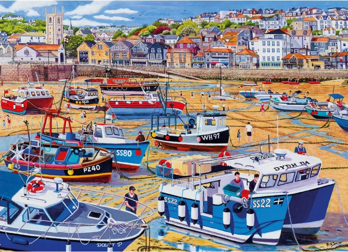 Gibsons puslespil Sand i Saint Ives – 1000 brikker