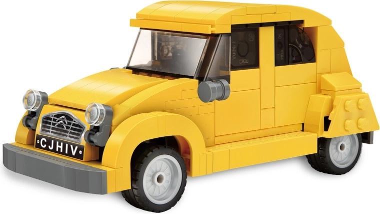 CaDA byggesæt Citroën 2CV 1:24 gul