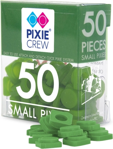 Små Pixie Crew-pixels mørkegrønne