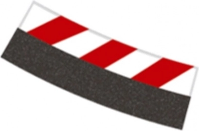 Indre kantstrimler til kurve 4/15° R4 til racerbane CARRERA EVOLUTION, DIGITAL 132 og DIGITAL 124