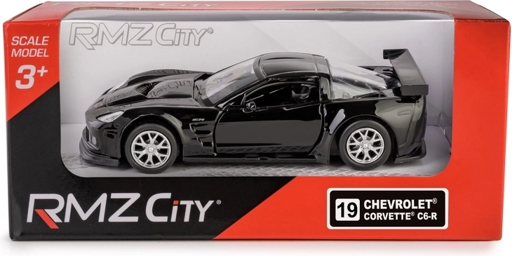 Metalmodel Chevrolet Corvette C6-R 1:32 med åbnende døre og pull-back drev