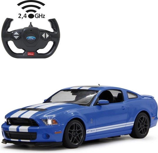 RC-bil Ford Shelby GT500 i skala 1:14, blå