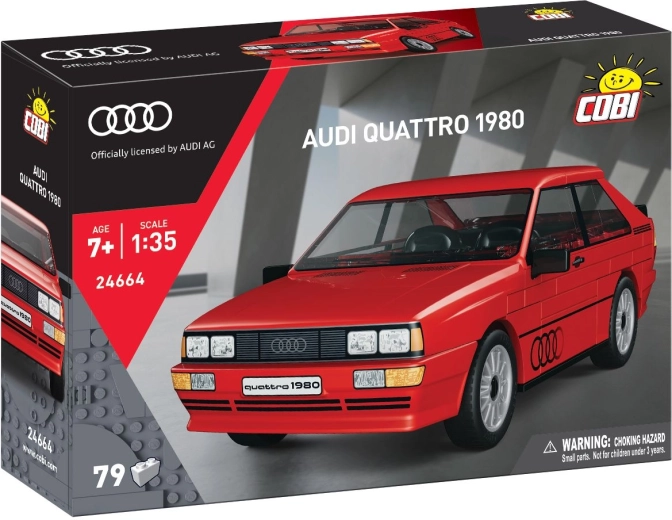 Cobi Audi Quattro 1980 byggesæt 1:35 (79 dele)