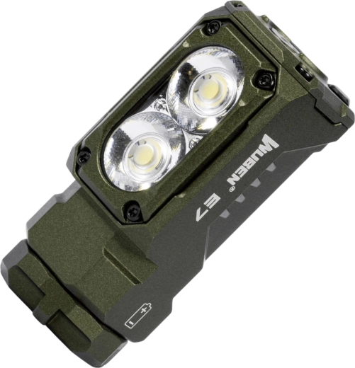 Wuben E7 pandelampe 6500K, grøn