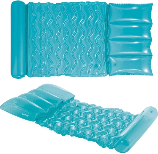 Oppustelig bademadras til vandet INTEX 173 × 89 cm