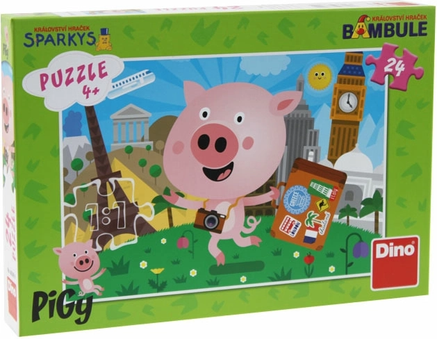 Puslespil Grisen Pigy – 24 brikker