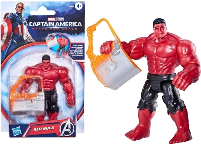 Marvel Captain America Red Hulk-actionfigur