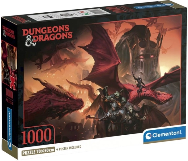 Puslespil CLEMENTONI Dungeons & Dragons 1000 brikker