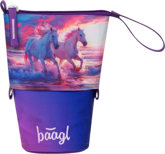 Baagl skolepenal Pastelkovník Heste Hjerte GRS