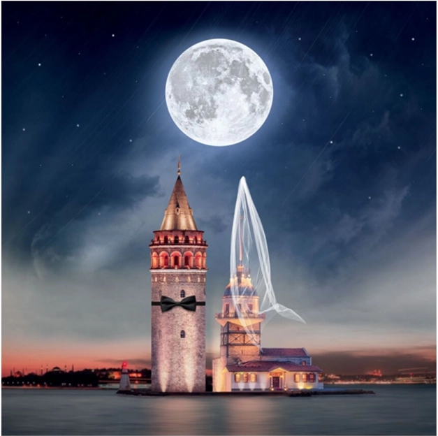 Anatolian firkantet puslespil Bryllup 1024 brikker