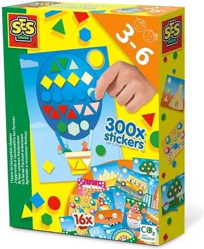 SES Creative geometriske former til at klistre på