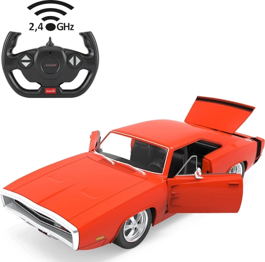 RC-model Dodge Charger R/T 1970 i målestok 1:16, rød