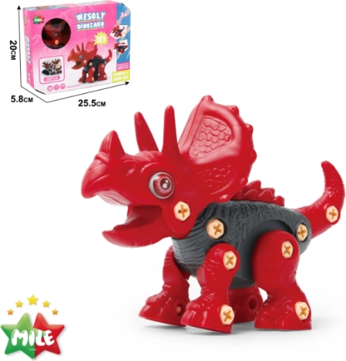 Gør-det-selv-byggesæt - Glad triceratops