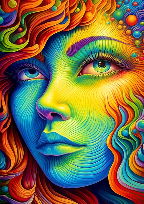 Nyd det Malede Frøken-puslespil 1000 brikker