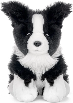 Figur af border collie-hund 23 cm