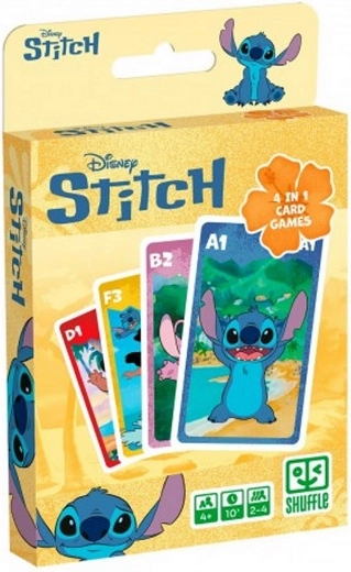 Kortspil 4 i 1 DISNEY STITCH