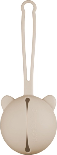 Oh,Poppy! Nola silikoneetui til sutter linen beige