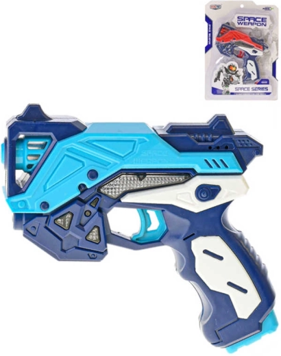Rum-børnepistol med lys og lyd 17 cm - 1 stk.