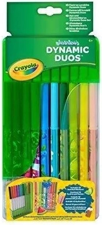 Crayola Dynamic Duos vaskbare duftende og klassiske tuscher - 20 stk.