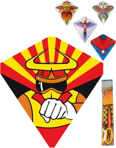 Flyvende drage med motiv 60 × 66 cm - 1 stk.