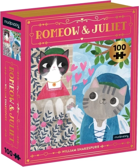 Puslespil Katte Romeow & Juliet 100 brikker