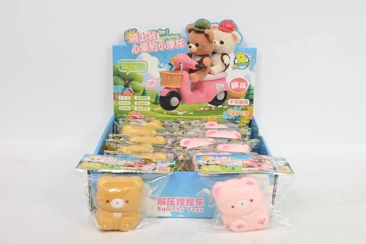 Antistress-knugebamse – klemmelegetøj (12 stk. i display)