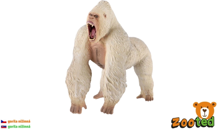 Lavlandsgorilla – plastfigur 17 cm
