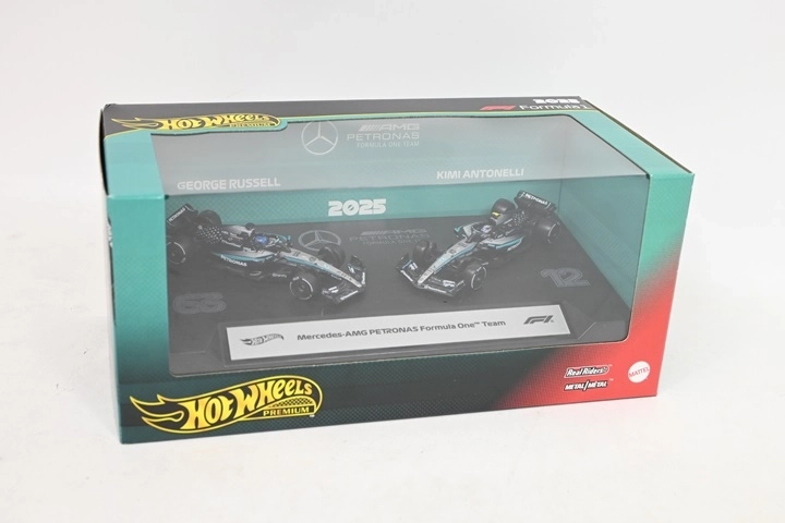 Hot Wheels Premium Formel 1 Mercedes‑AMG 2‑pak