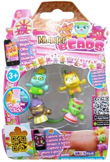 Monster Beads 4-pak - monstre