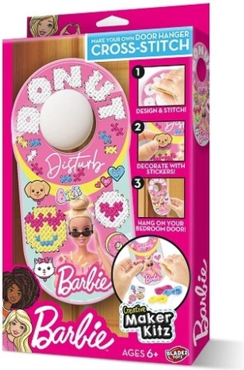 Barbie creative maker kit – broderet dørskilt