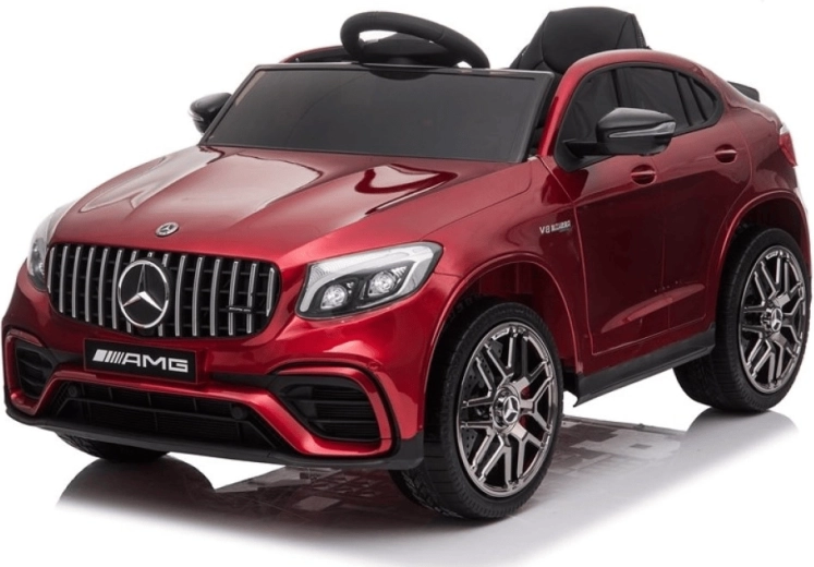 Elektrisk legetøjsbil MERCEDES-AMG GLC 63 S Coupé, rød