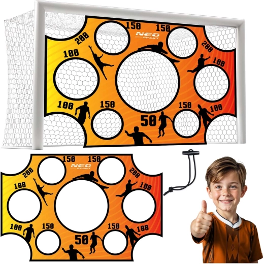Neo-Sport træningsmåldug til fodboldmål 300 × 200 cm