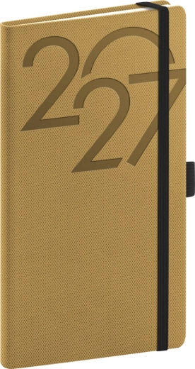 Notique lommeplanlægger Ajax 2027 guld 9 × 15,5 cm