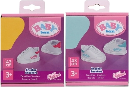 BABY born sneakers til dukker 43 cm – 2 farver