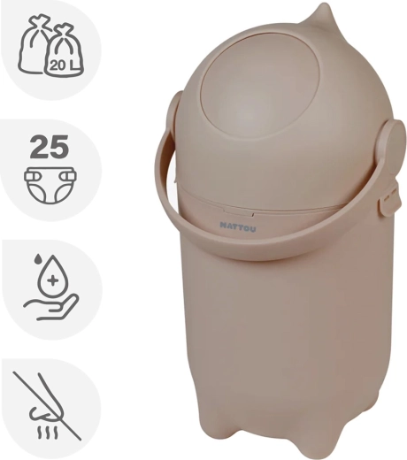 Nattou blespand Dropy taupe 20 l