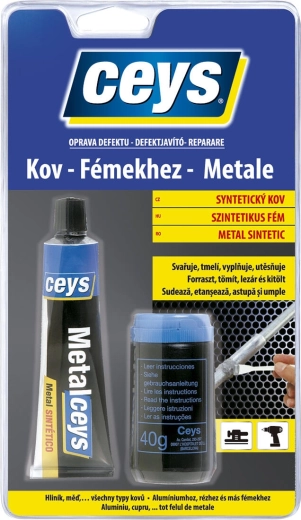 Fugemasse med metalfyld 40 ml + 40 g CEYS