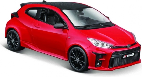 Metalmodel Toyota Yaris 2021 rød 1/24