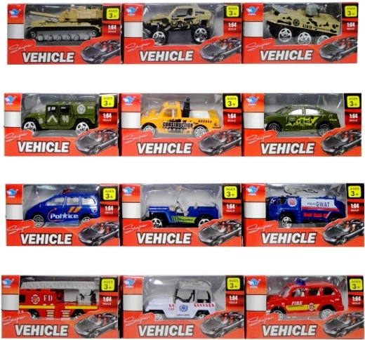 Bil 1:64 – mix af modeller