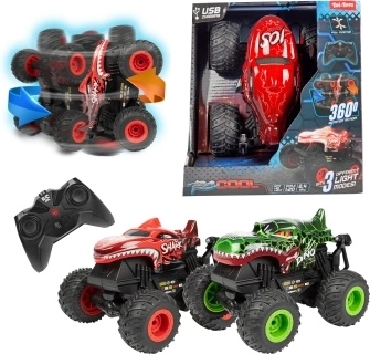 RC monstertruck 1:20 med rotation på fjernbetjening