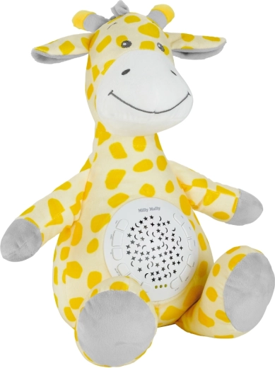 Milly Mally plysjgiraf med projektor Milly