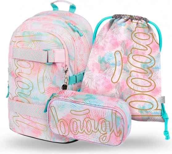 BAAGL 3 SÆT Skate Sunset: rygsæk, penalhus, pose