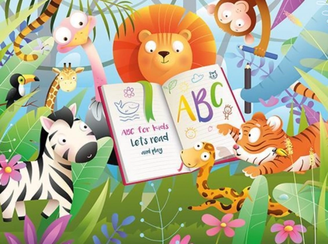 Træpuslespil Skovskole 100 brikker