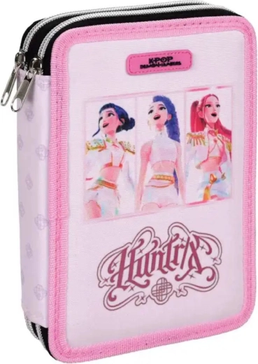 To-lags skolepenalhus GIM KPop Demon Hunters Huntrix fuldt udstyret