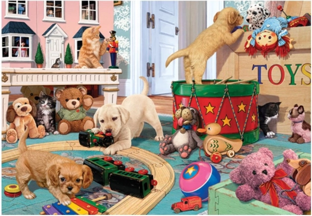 Puzzle Spilletid 260 brikker Anatolian